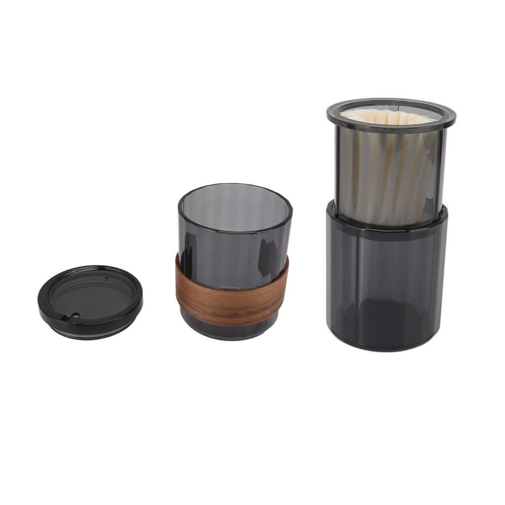 Coffee Cup 3 In 1 Portable Coffe Cup PCTG Overlay Design Universal Fit for Camping Travel Outdoor