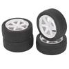 4 Pcs RC Car Tires Rubber Plastic   RC Car Wheel for    01  02 XV01 XV02 1Celsius10 Remote Control Vehicle