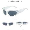 Popular Women's Sunglasses Punk Sunglasses Unique Sports Sun Glasses Men UV400 Goggle Shades Mirror Colorful  Eyewear