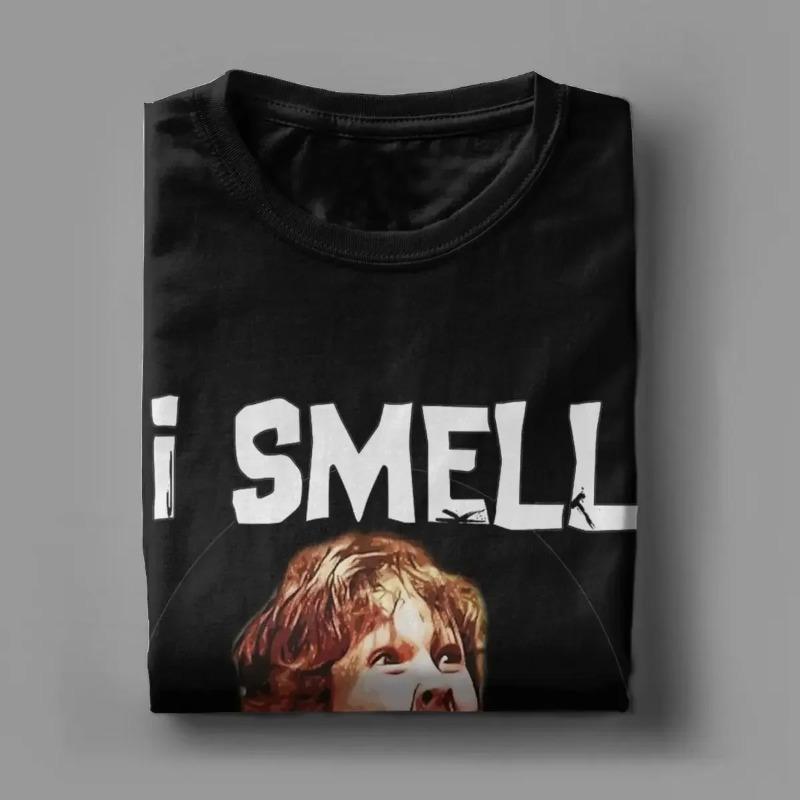 I Smell Ice Cream Chunk Goonies Men T Shirts Creative Tee Shirt Short Sleeve Crew Neck T-Shirt Pure Cotton Tops