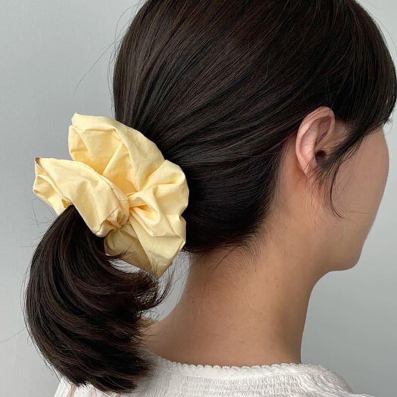 Oar Vintage Shirt Scrunchie [Lemon]