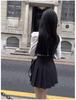 Women's British Style College Uniform: Vest, Shirt & Pleated Short Skirt 3-Piece Set for Spring & Autumn