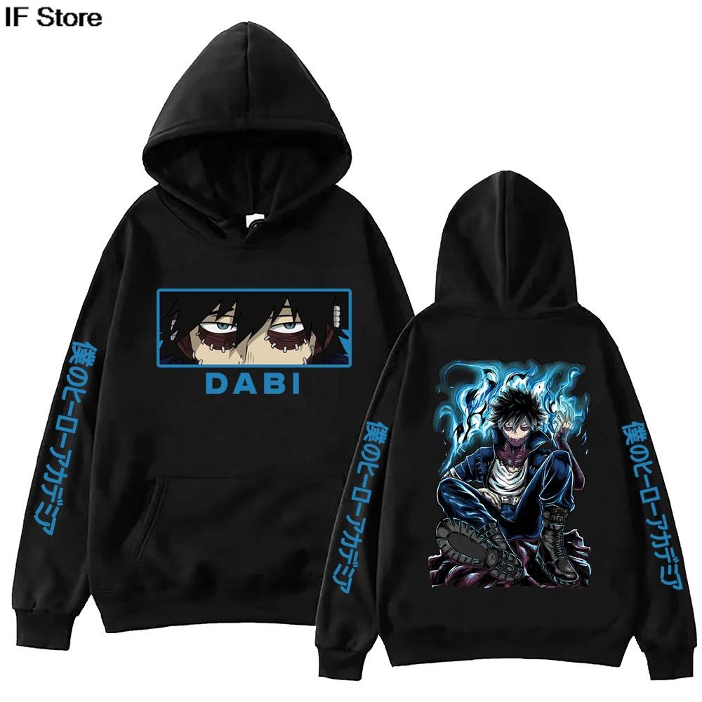 Anime My Hero Academia Dabi Hoodie Harajuku Pullover Tops Mann Frau neu in Hoodies & Sweatshirts Lässiger Pullover Sudaderas