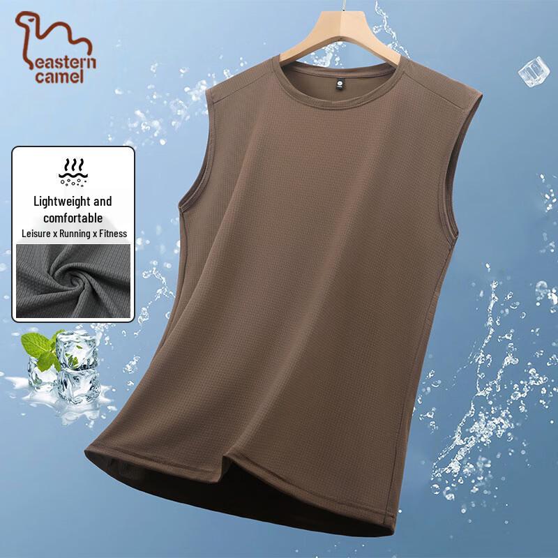 

EASTERN CAMEL Men s Ice Silk Sleeveless T-Shirt XL