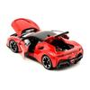 Bburago 1/24 Ferrari SF90 Stradale Red [Engine room open version] / Mini car die-cast car finished product 18-26028 (CN)