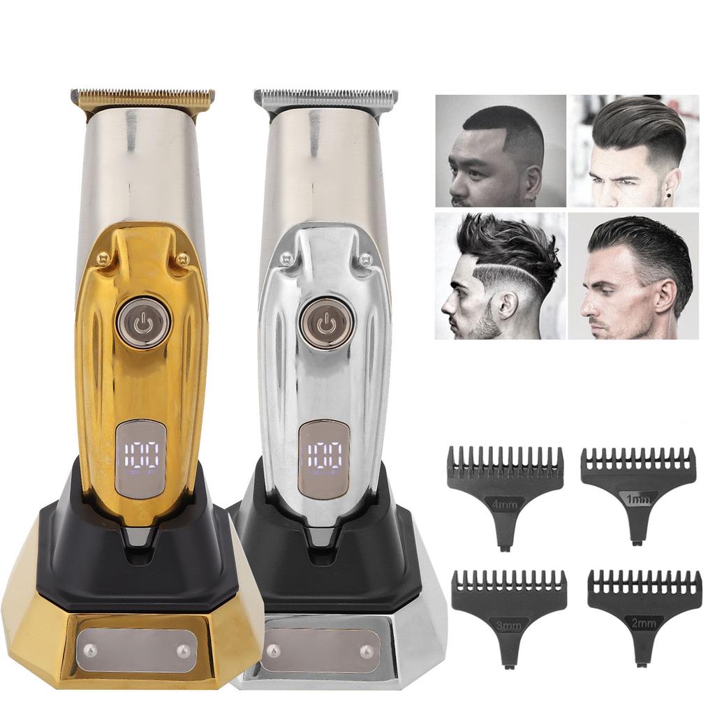 Electric Hair Trimmer LCD Professional Hair Clipper Cutting Grooming Kits for Men