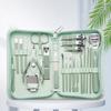 7/9/10/12/16/18/22/26pcs Nail Knife Set Stainless Steel Beauty Set Zipper Bag Manicure Knife Planer Nail Pliers Manicure Tools