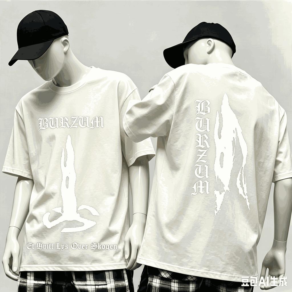 Burzum For Fan Gift Tshirt Unisex Unisex Harajuku Oversized Unisex Short Sleeve Streetwear High Quality Couples Breathable Classic