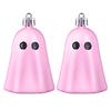 Halloween Hengende Spøkelsespynt Søt Rosa Hvit Spøkelse Halloween Treddekor Mini Spøkelsesdekorasjon for Hjemmefestdekor