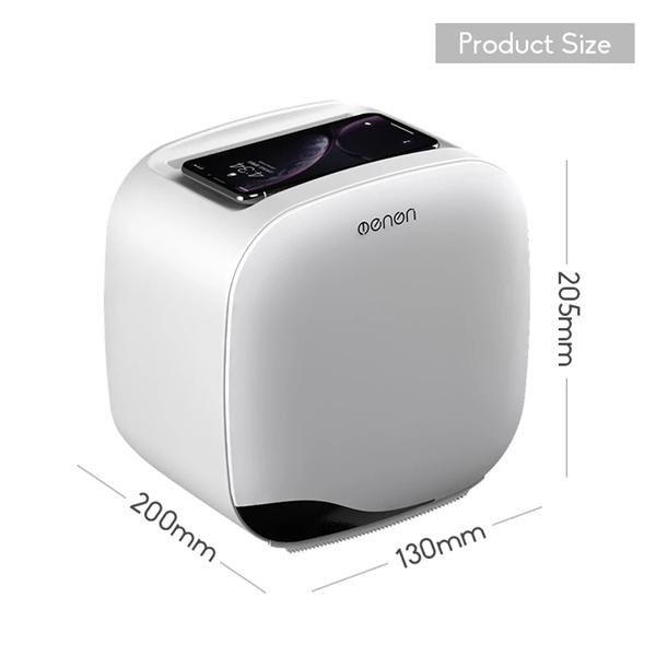 Punch-free Toilet Paper Holder Box Waterproof Storage Toilet Paper Storage Rack Paper Towel Kitchen Bathroom Storage Box