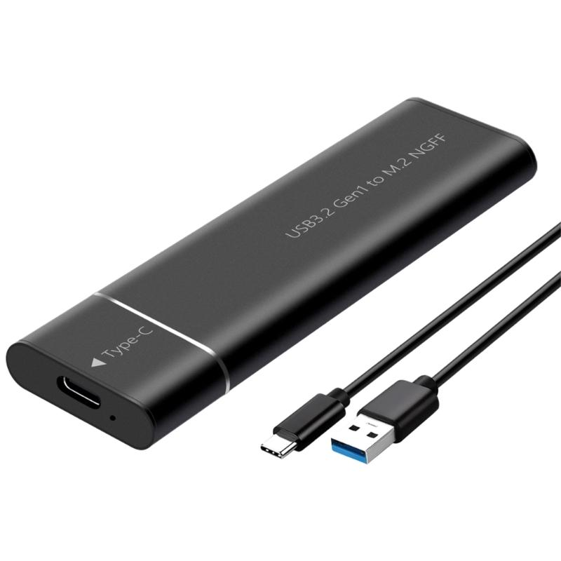 

M.2 Solid Disk Case, 5Gbps High Speed Data Transfer, Metal Cooling Shell Hard Disk Case Box