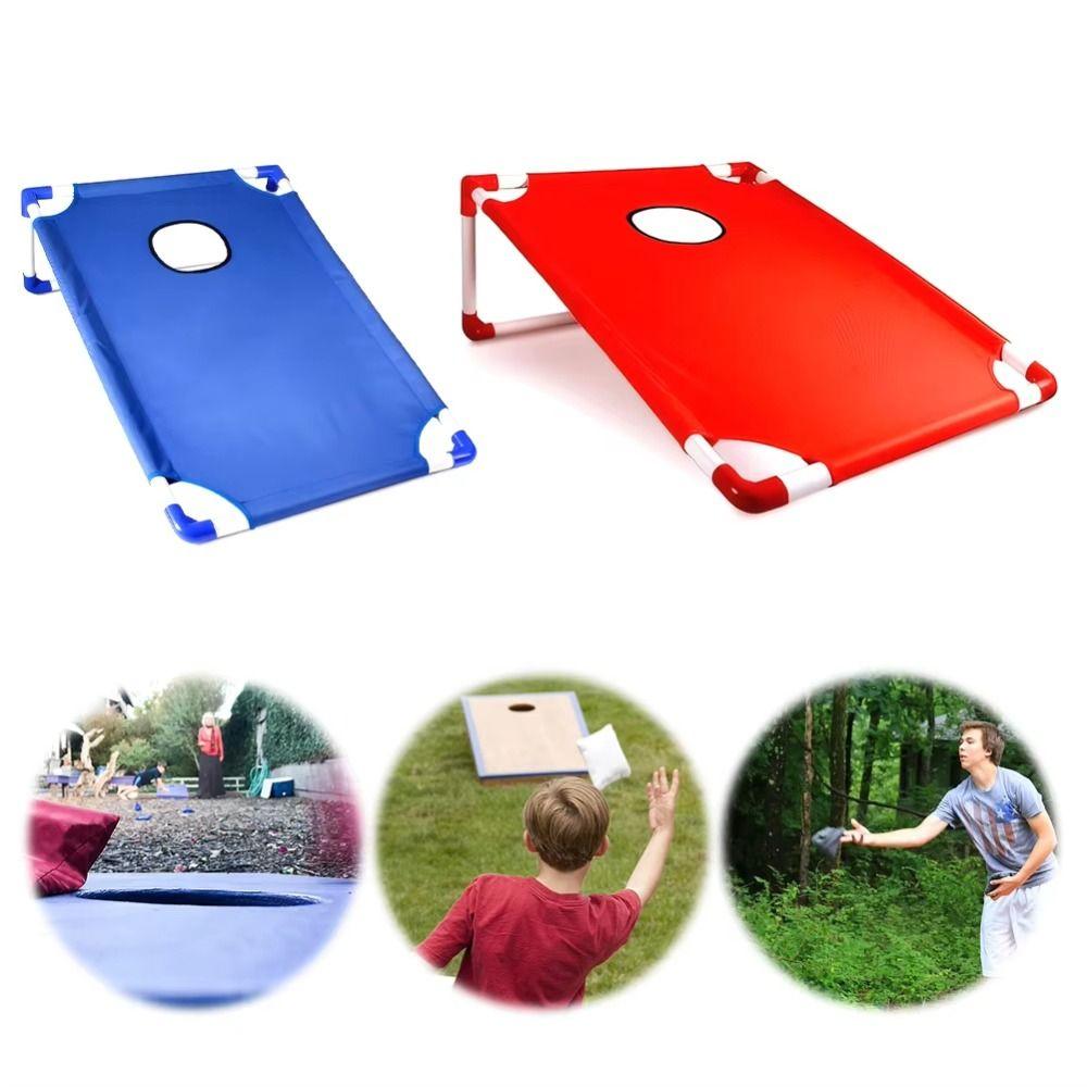 Throwing Bean Bags Game Family Gathering Cornhole Game Board BBQ Camping Cornhole Set  Kids Adults