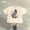 Cottagecore Fox Tee Folk Art Botanical Comfort Colors Shirt Witchy Woodland Animal Top Boho Mystical Nature Lover Gift Forestcore Style