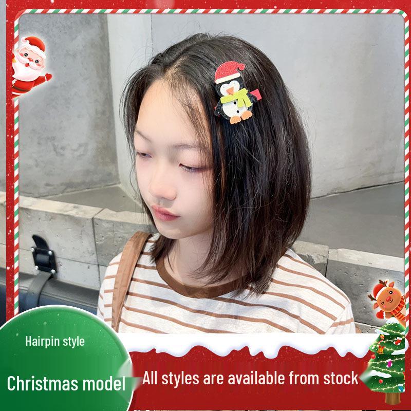 Mori Style Cartoon Santa Hair Clip for Children & Parent-Child Photography