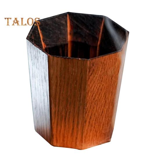 Whiskey Svatý grál Dřevěná sklenice na whiskey Unikátní pohár na bourbon Sklenice na pití inspirovaná sudem Dárky pro milovníky bourbonu a koktejlové nadšence