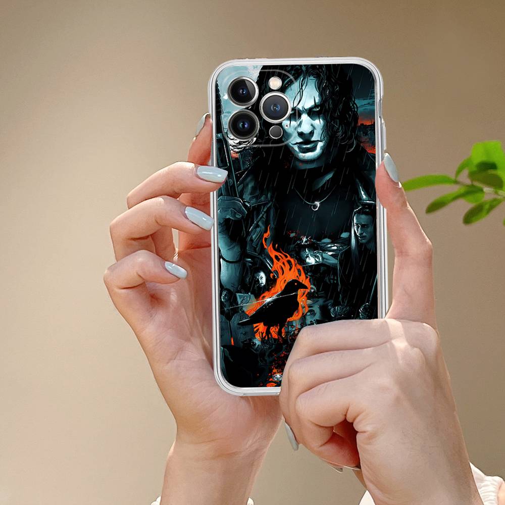 T-The C-Crow Classic Movie For IPhone 17 16 15 14 13 12 11 Pro Max Plus Mini Funda For Transparent Cover