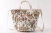 DDintex FLORET LONDON Quilted Basket Tote Bag In Celine Ivory, 21cm X 26cm [Liberty Print]