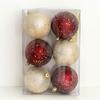 6/12pcs Delicate Christmas Ball Set 4/6/8cm Hanging Ornament Christmas Tree Pendant  New Year