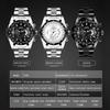 OPK 8108 Fashion Original Man Watch Waterproof Chronograph Luminous Date Business Steel Strap Quartz Wristwatches For Man