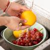 Multifunctional Transparent Drain Basket: Versatile Veggie & Rice Washing Basin with Sieve