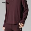 SAUCONY Men's Wool Blend Half-Zip Long Sleeve Top