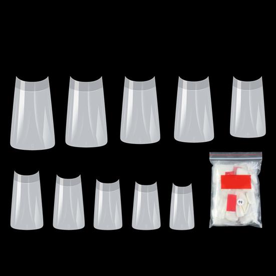 500Pcs DIY Plastic Creative Long Lasting Duck Fake Nails Extension Tips Nail Tips