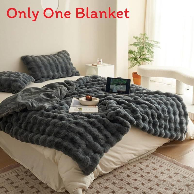 Blanket Plush Premium Luxurious And Thick For Bed Sofa Or Office Naps Winter