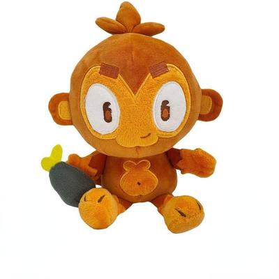 Bloons Affe Plüsch Bloons Monkey City Niedlicher Cartoon-Affe, Dart Monkey Plüschpuppe, Affenkönig Weiche Puppe Bloons TD für Kinder Kinder Geschenk Geburtstag