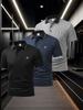 Men's Piped Trim Short Sleeve Polo Shirt, Casual Shopping Market Tops, Regular Fit for Grocery Errands Outdoor Stroll Commute Daily Wear