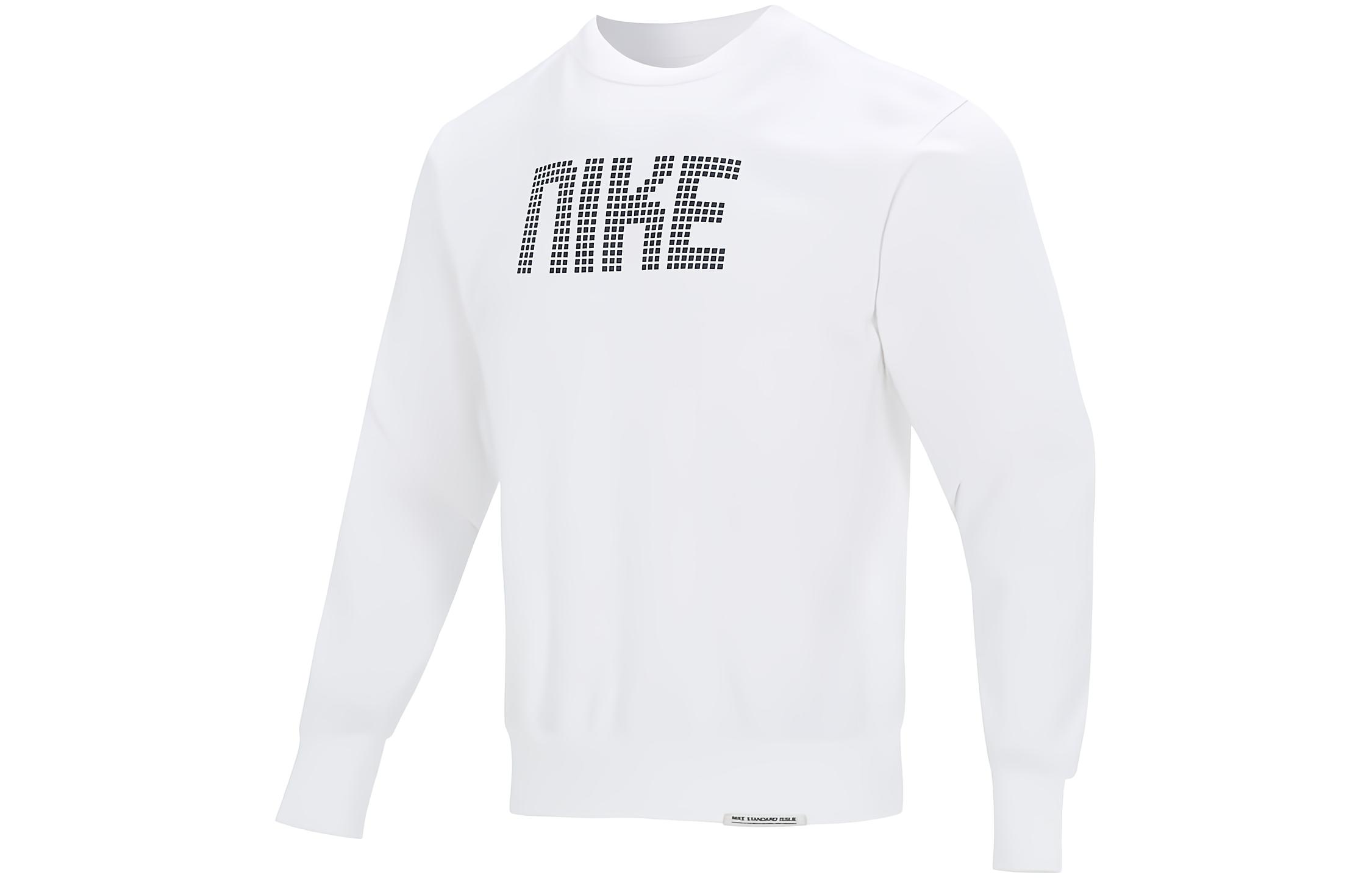 Nike Sweatshirts Men s White Crew Neck Moderate Regular FD9744-100 XL