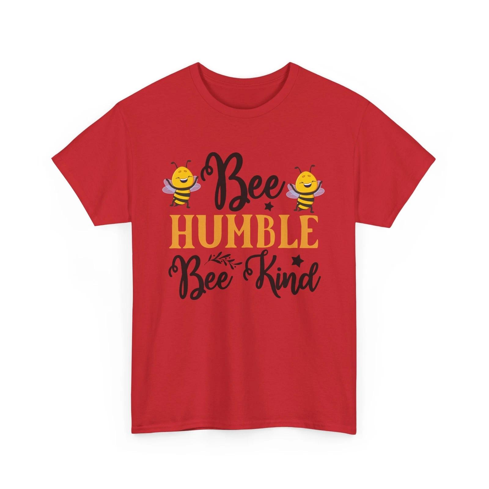 Bee T-Shirt | Save the Bees Shirt | Funny Honeybee Tee | Bee Humble Bee Kind M