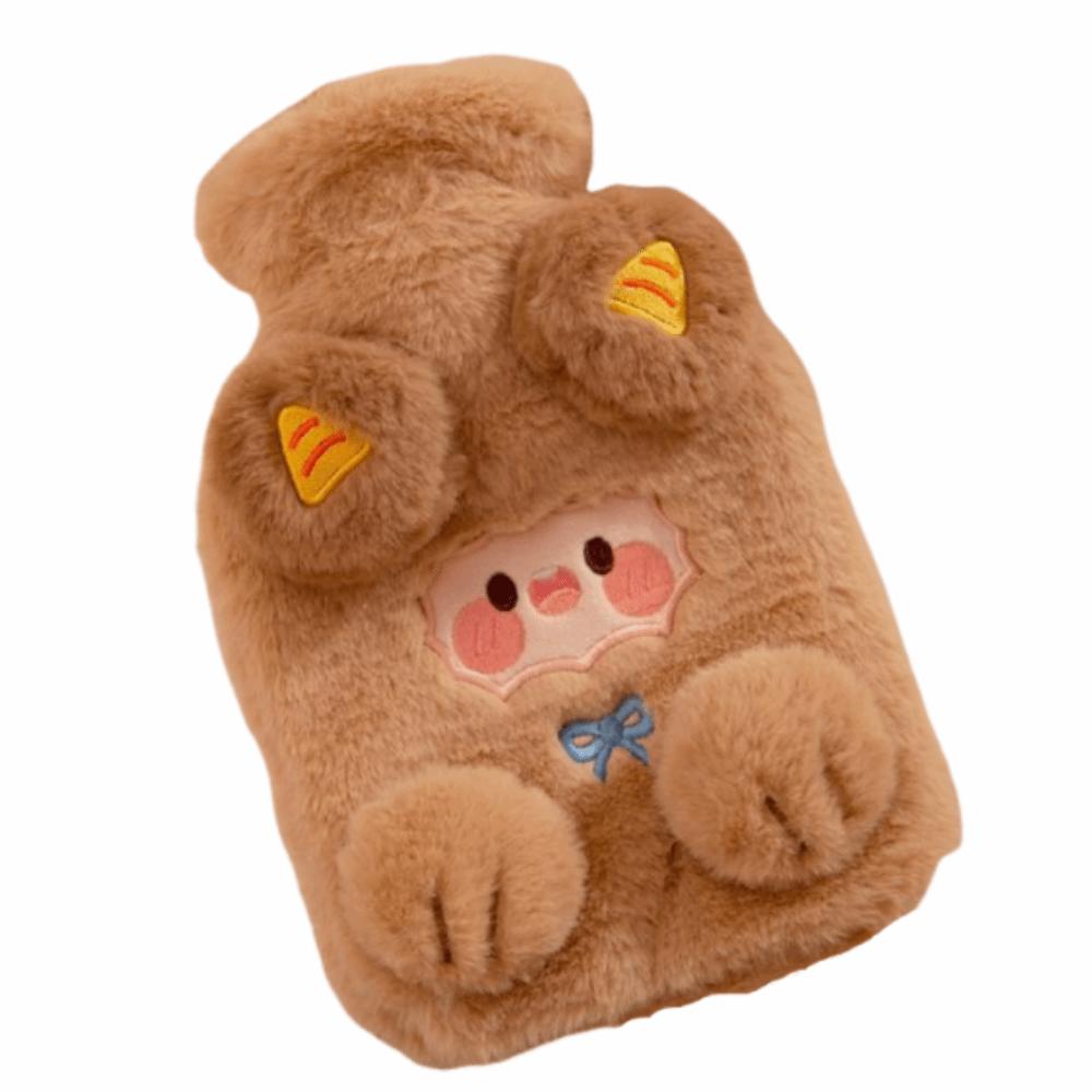 Cartoon Warm Water Bag Lamb Pattern Water-filling Bottle Soft Hot Water Bottles  Gifts