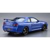 Aoshima 1/24 The Model Car Series No.8 Nissan BNR34 Skyline GT-R V-specII 2002 Plastic Model Kit