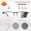 DRATRA Men's Half-frame Anti-Blue Light Glasses