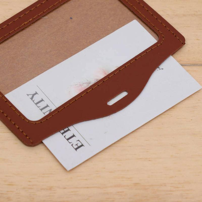 Transparent Credit ID Bank Card Holder Acrylic Photocard Photo Case Organizer Cartoon Key Chain Pendant Passport Pocket Sleeve