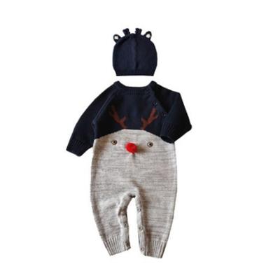 IMBEBER Rudolph Noodle Space Suit + Hat Set 6M (60), Korea Best Childrens Clothes