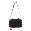 Li Ning 20L Letter Logo Shoulder Crossbody Polyester Tote Bag Regular Women Bags Black ABDV289-1