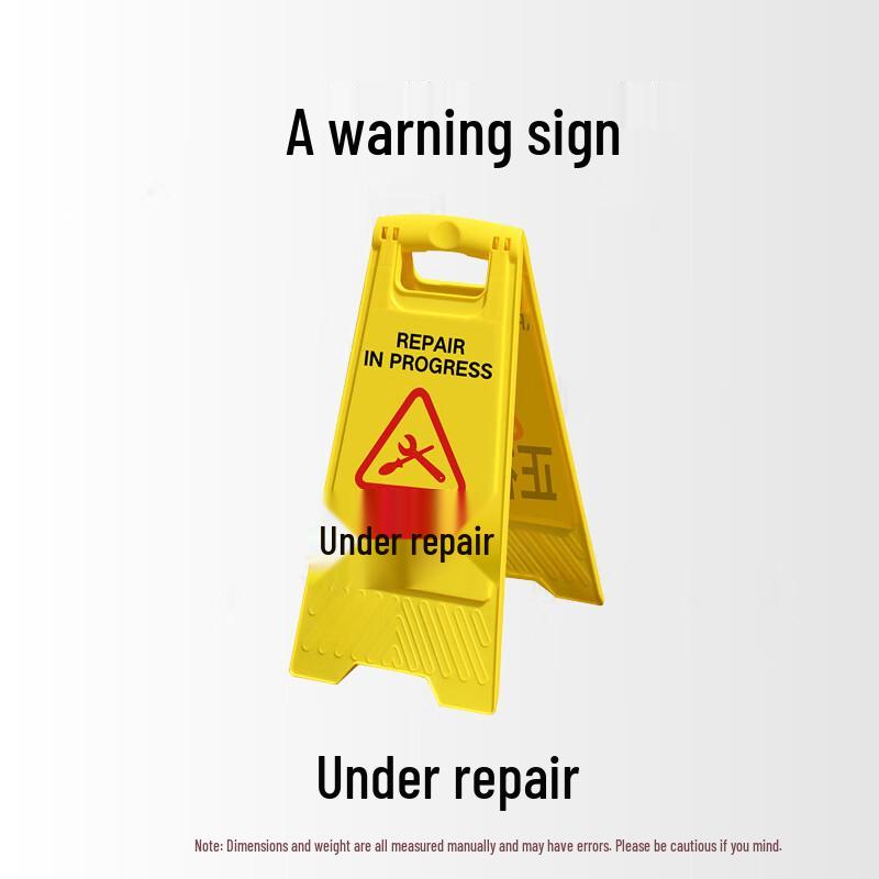 A-Frame  Under Repair  Warning Sign (5-Pack)