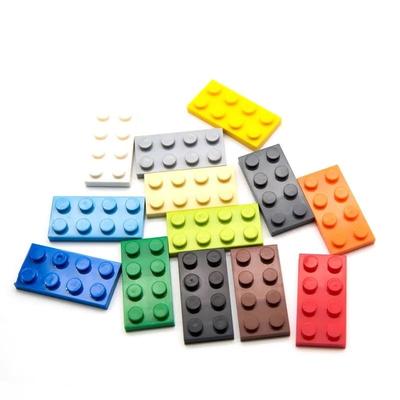 10 KUSŮ 3020 2x4 Základní stavební kostky Moc Barva Volné Díly Kompatibilní s Brick DIY Dětská Hračka Montáž Dárková Krabička