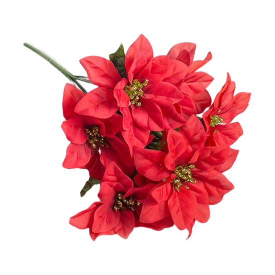 Simulation Flower Realistic No Watering Beautifying Beautiful Add Touch Faux Christmas Home Decor