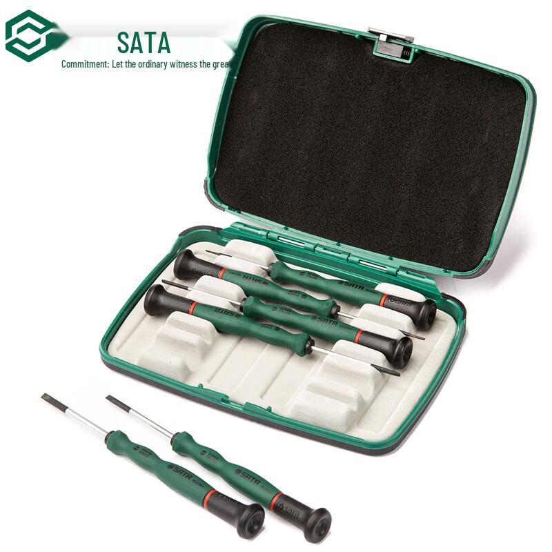 SATA 6-Piece Flathead Micro Screwdriver Set