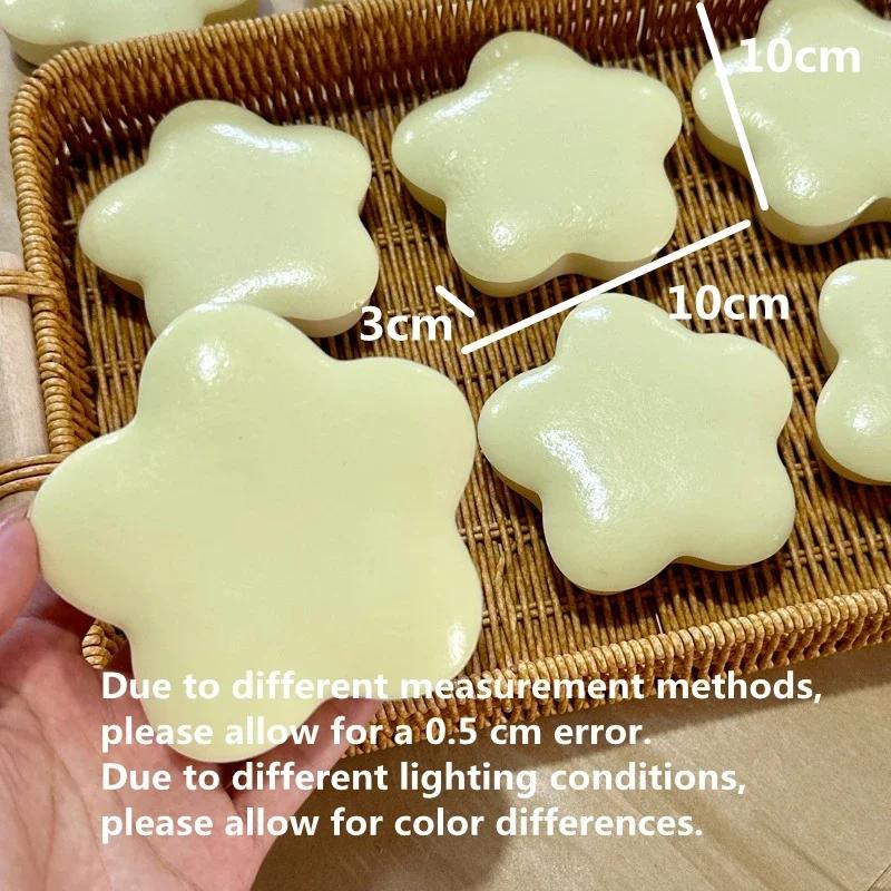 Yellow Star Squishy Toy, Slow Rising Stress Relief Squeeze Toy, Soft Sensory Fidget Gift for Kids Adults
