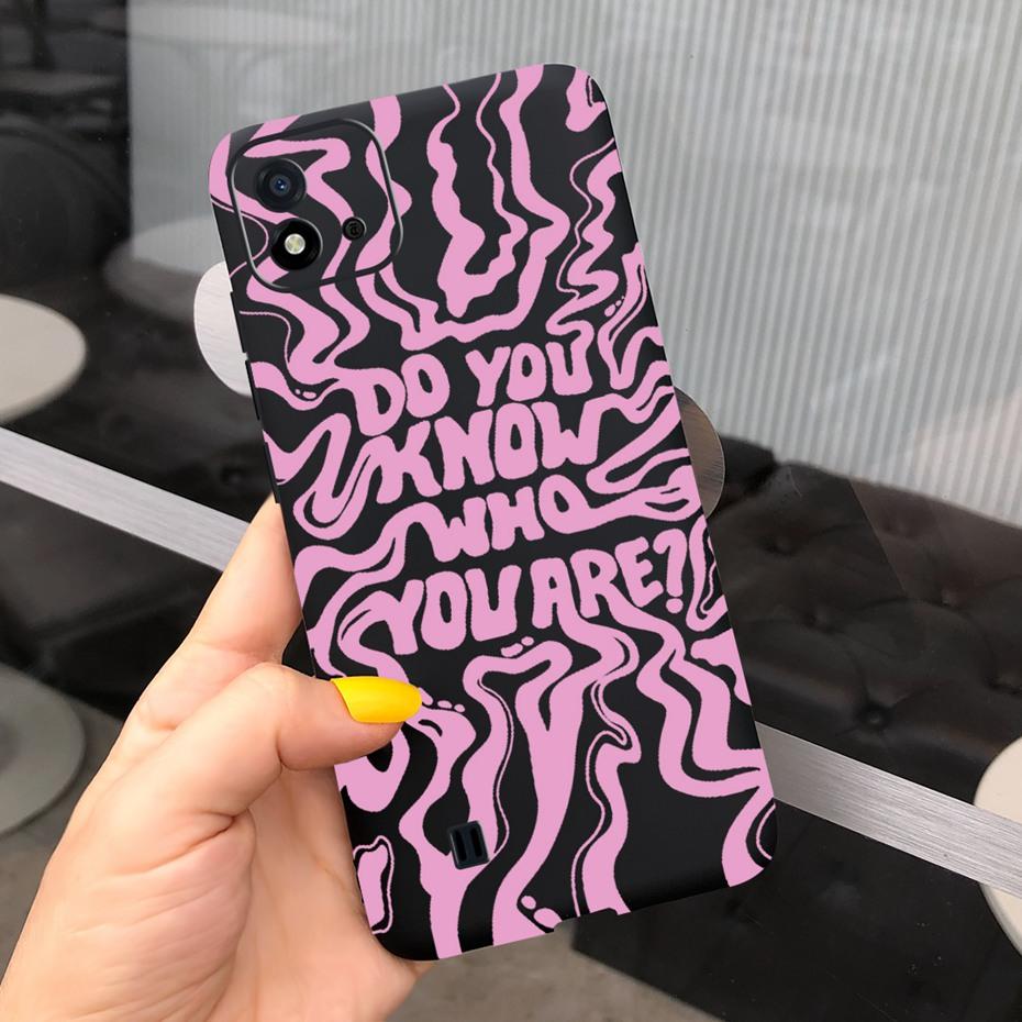 Lovely Pattern Phone Case For Realme C11 2021 C 11 2020 RMX2185 Macaroon Silicone Soft Cases Cover For Realme C11 (2021) RMX3231