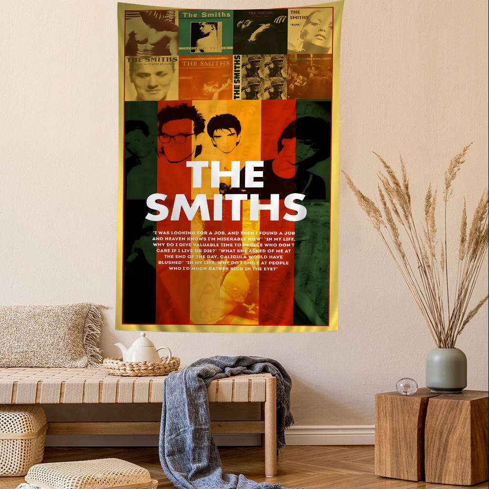 T-The S-Smiths Printed Large Wall Tapestry Art Science Fiction Room Home Decor Decor Blanket