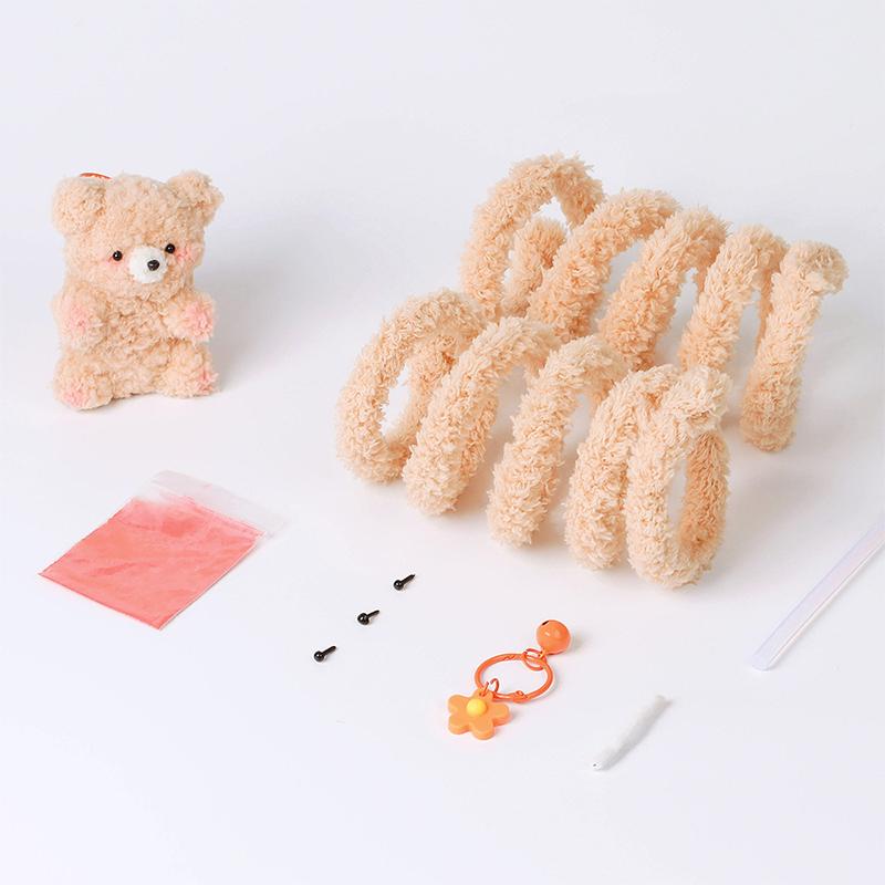 Cute Animal Hand-Made Material Set Bold Plush Twist Stick Handmade Diy Doll Set Material Package Children Friends Birthday Gift