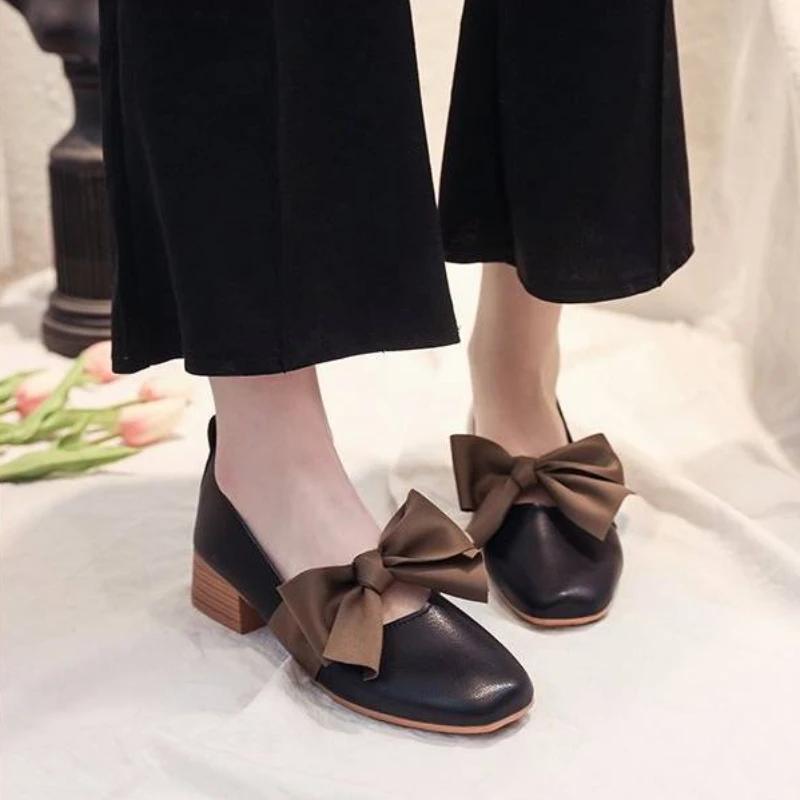 Woman Flats With Bow Lastest Korean Style Shoes for Women Beau Today Wholesale Quick Delivery Chic Point Summer Spring