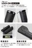GORIX Bicycle Grip Ergonomic Lock-on TPR Material 22.2mm Compatible with