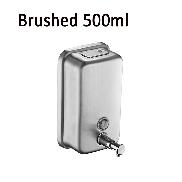 

Black 304 Stainless Steel Bathroom Liquid Soap Antique Shampoo Dispenser Gold Polished Wall Mounted Bathroom Accessories