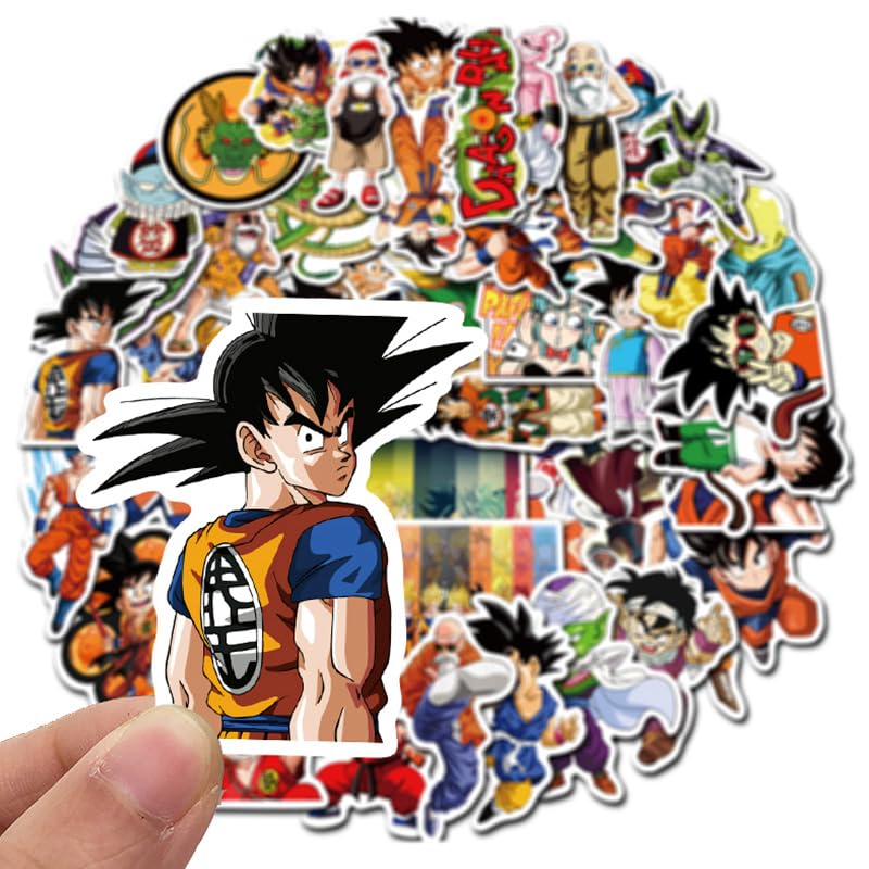 Dragon Ball Stickers Set Cute Anime Design Waterproof Decals Stylish and Cute Manga Stickers DIY Stickers for Water Mobile Notebooks Stickers Perfect