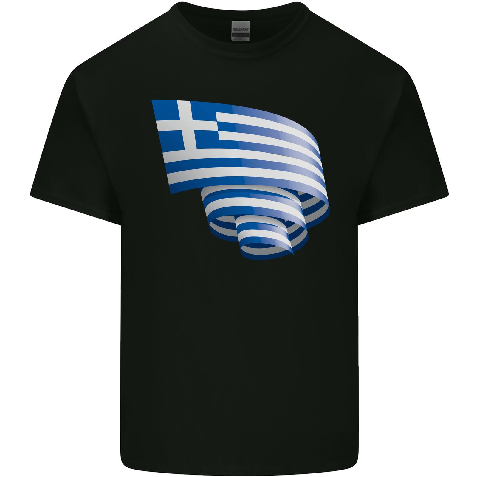 26 Curled Greece Flag Greek Day Football Mens Light Cotton T-Shirt Unisex T-Shirt XXXL